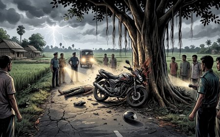 ঠাকুরগাঁওয়ের রাণীশংকৈলে গাছের সাথে মোটরসাইকেলের ধাক্কায় যুবক নিহত
