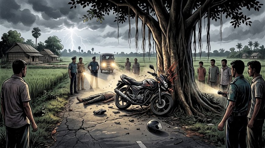 ঠাকুরগাঁওয়ের রাণীশংকৈলে গাছের সাথে মোটরসাইকেলের ধাক্কায় যুবক নিহত